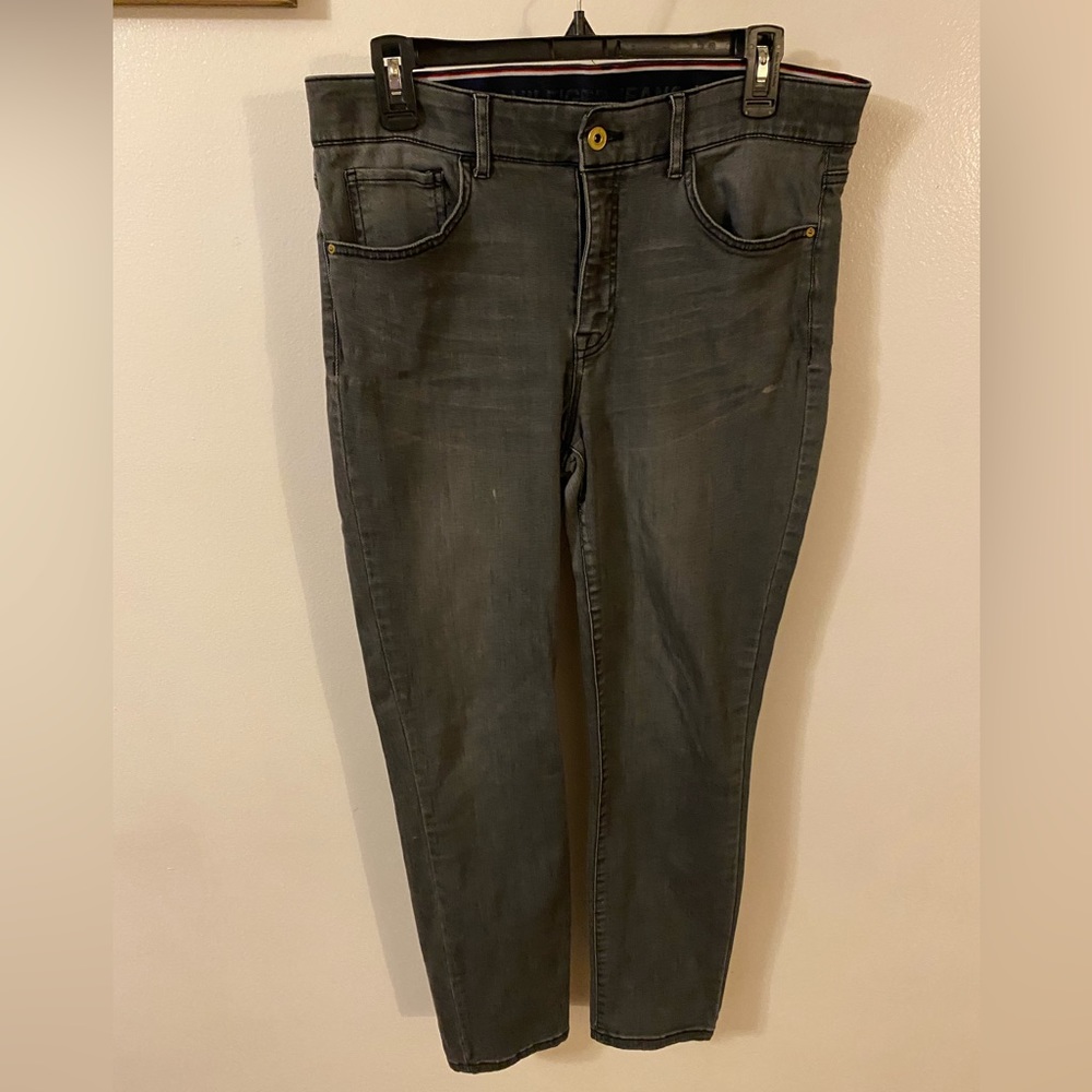 Tommy Hilfiger jeans, grey, size 12,used
